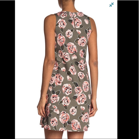Love Moschino Allover Rose Print Dress SZ 10 NWT - Picture 2 of 5